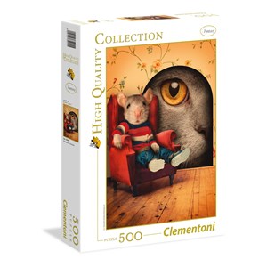 Clementoni (35015) - "Through the Keyhole" - 500 pieces puzzle