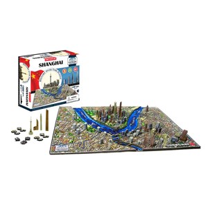 4D Cityscape (40040) - "Shanghai" - 1100 pieces puzzle