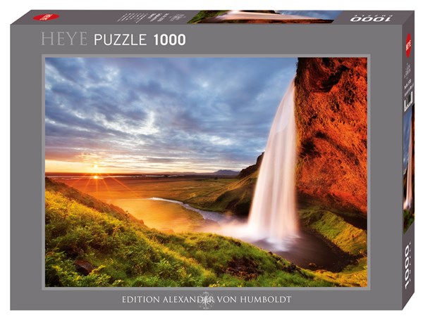Heye (29769) - Alexander von Humboldt: "Seljalandsfoss Waterfall" - 1000 pieces puzzle