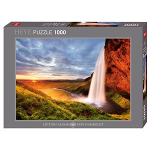 Heye (29769) - Alexander von Humboldt: "Seljalandsfoss Waterfall" - 1000 pieces puzzle