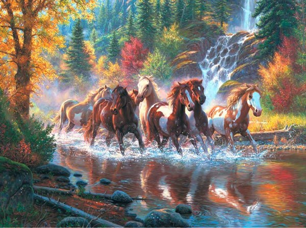 SunsOut (52916) - Mark Keathley: "Born to Run" - 1000 pieces puzzle