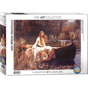 Eurographics (6000-1133) - John William Waterhouse: "The Lady of Shalott" - 1000 pieces puzzle