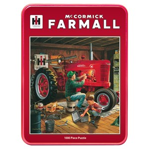 MasterPieces (71451) - "Forever Red, Farmall Tins" - 1000 pieces puzzle