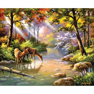 SunsOut (36597) - Sung Kim: "Doe Re Me Creek" - 1000 pieces puzzle