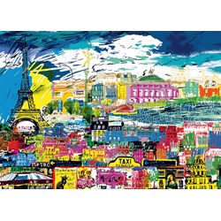 Heye (29741) - Kitty McCall: "I love Paris!" - 1000 pieces puzzle