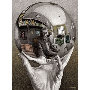 Buffalo Games (11365) - M. C. Escher: "Self Portrait MC Escher" - 1000 pieces puzzle