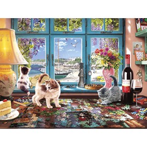 Buffalo Games (17084) - Steve Read: "Puzzler's Desk" - 750 pieces puzzle