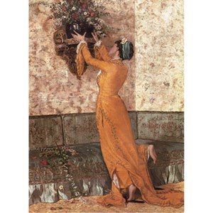 Anatolian (PER18020) - "Girl with Vase" - 1000 pieces puzzle