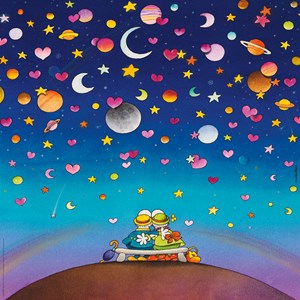 Heye (29800) - Guillermo Mordillo: "Firmament" - 1000 pieces puzzle