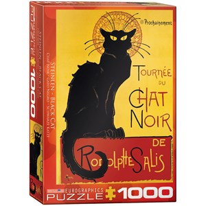 Eurographics (6000-1399) - Steinlen: "Chat Noir" - 1000 pieces puzzle