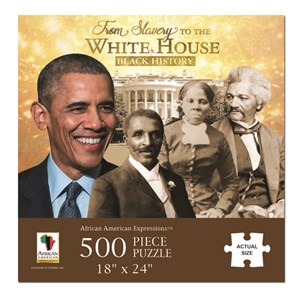 African American Expressions (PUZ-11) - "From Slavery to the White House" - 500 pieces puzzle