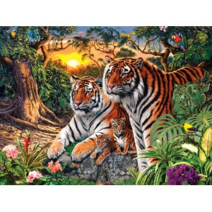MasterPieces (31744) - Steve Read: "Jungle Pride" - 550 pieces puzzle