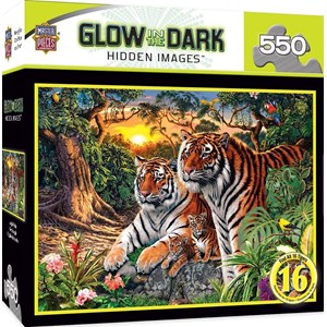 MasterPieces (31744) - Steve Read: "Jungle Pride" - 550 pieces puzzle