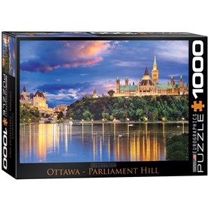 Eurographics (6000-0739) - "Ottawa, Parliament Hill" - 1000 pieces puzzle