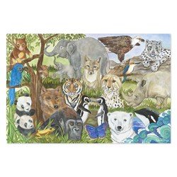 Melissa and Doug (4437) - "Endangered Species" - 48 pieces puzzle