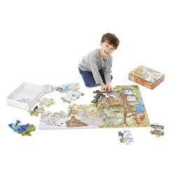 Melissa and Doug (4437) - "Endangered Species" - 48 pieces puzzle