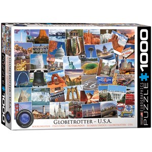 Eurographics (6000-0750) - "USA" - 1000 pieces puzzle