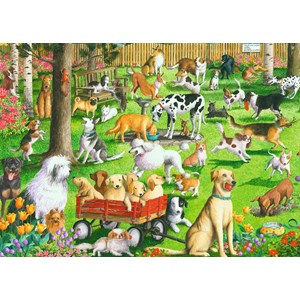 Ravensburger (14870) - "At the Dog Park" - 500 pieces puzzle