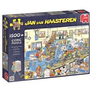 Jumbo (19039) - Jan van Haasteren: "The Printing Office" - 1500 pieces puzzle