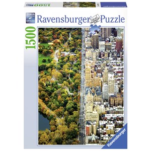 Ravensburger (16254) - "Divided Town" - 1500 pieces puzzle