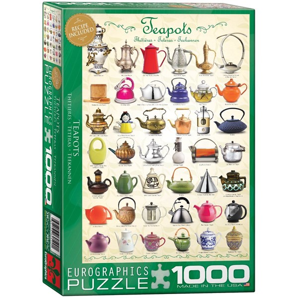 Eurographics (6000-0599) - "Teapots" - 1000 pieces puzzle