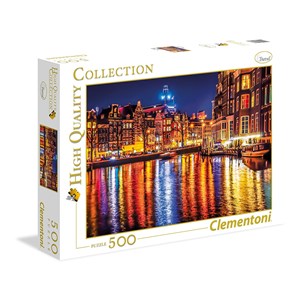 Clementoni (35037) - "Amsterdam" - 500 pieces puzzle
