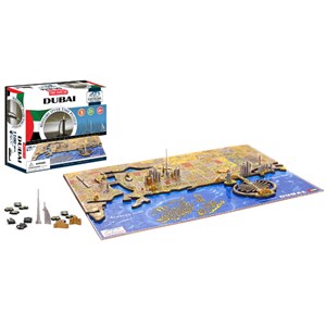 4D Cityscape (40046) - "Dubai" - 1200 pieces puzzle