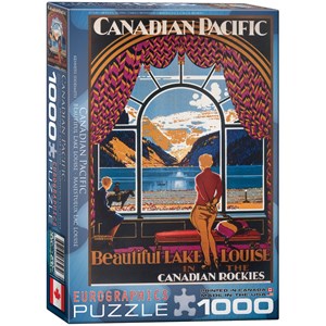 Eurographics (6000-0323) - "Beautiful Lake Louise" - 1000 pieces puzzle