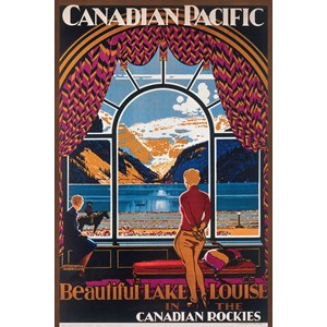 Eurographics (6000-0323) - "Beautiful Lake Louise" - 1000 pieces puzzle