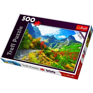 Trefl (371901) - Jan Wlodarczyk: "Autumn Tatras, Poland" - 500 pieces puzzle