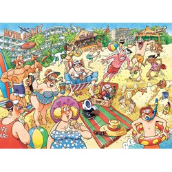 Jumbo (19128) - "Wasgij Original #24, A Very Merry Holiday" - 1000 pieces puzzle