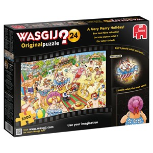 Jumbo (19128) - "Wasgij Original #24, A Very Merry Holiday" - 1000 pieces puzzle
