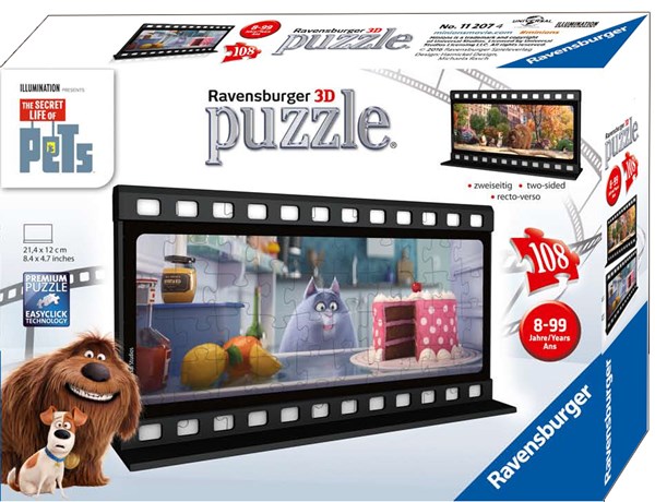 Ravensburger (11212) - "Secret Life of Pets" - 108 pieces puzzle