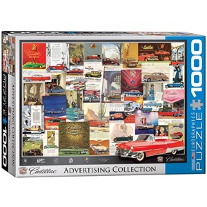Eurographics (6000-0757) - "Cadillac Advertising Collection" - 1000 pieces puzzle
