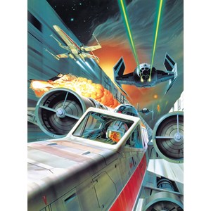 Buffalo Games (11807) - "Star Wars™ 40th Anniversary "Use The Force Luke"" - 1000 pieces puzzle