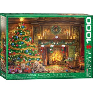 Eurographics (6000-0974) - Dominic Davison: "Festive Labs" - 1000 pieces puzzle