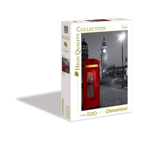 Clementoni (30263) - "London Phone Box" - 500 pieces puzzle