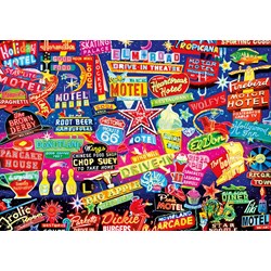 Buffalo Games (2726) - Aimee Stewart: "Neon Dazzle" - 300 pieces puzzle