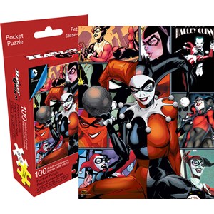 Aquarius (61109) - "DC Comics Harley Quinn (Pocket Puzzle)" - 100 pieces puzzle