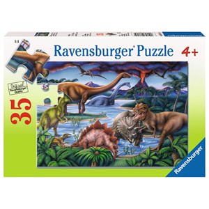 Ravensburger (08613) - "Dinosaur Playground" - 35 pieces puzzle