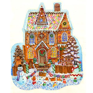 SunsOut (97179) - Wendy Edelson: "Gingerbread House" - 1000 pieces puzzle
