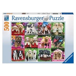 Ravensburger (14659) - Keith Kimberlin: "Puppy Pals" - 500 pieces puzzle
