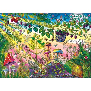 Buffalo Games (3846) - Johanna Basford: "Morning Magic (Enchanted Forest)" - 500 pieces puzzle