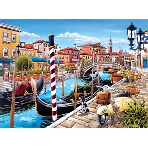 Clementoni (35026) - "Venetian Lagoon" - 500 pieces puzzle