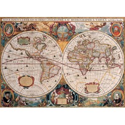 Eurographics (6000-1997) - "Antique World Map" - 1000 pieces puzzle