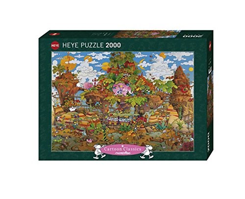 Heye (29360) - Guillermo Mordillo: "Train" - 2000 pieces puzzle