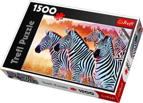 Trefl (261295) - "Zebras" - 1500 pieces puzzle
