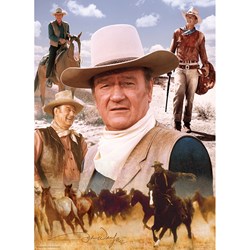 MasterPieces (71238) - "John Wayne, America's Cowboy" - 1000 pieces puzzle