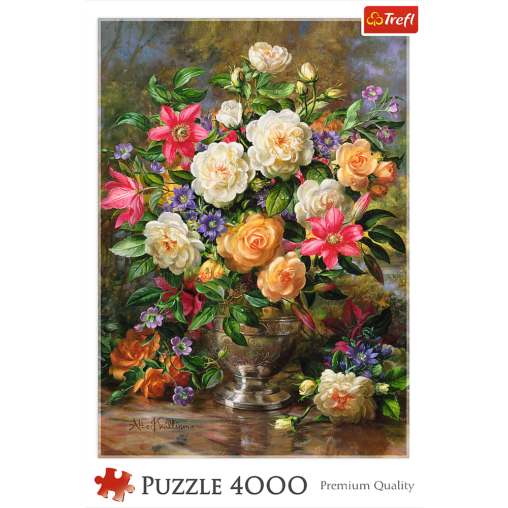 Rare Trefl: Rich Still life of Summer offers Flowers 3000-piece puzzle