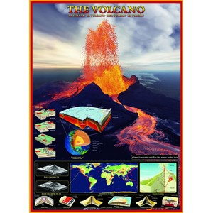 Eurographics (6000-2998) - "The Volcano" - 1000 pieces puzzle